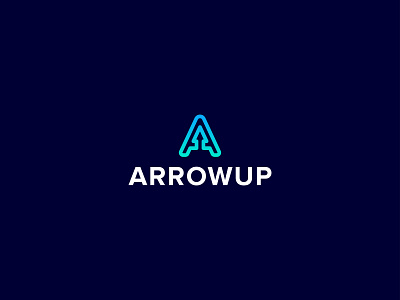 Arrow up logo design