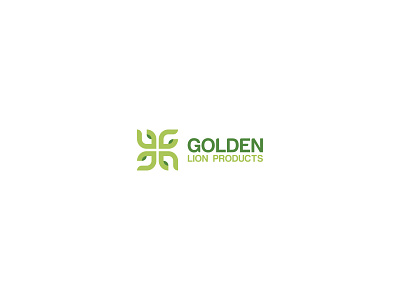 Golden Lion Products logo design