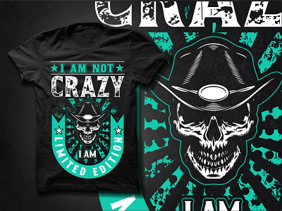 crazy guy T shirt design