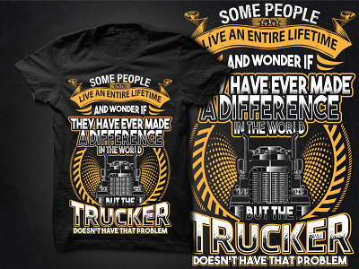 Different Trucker T Shirt Design