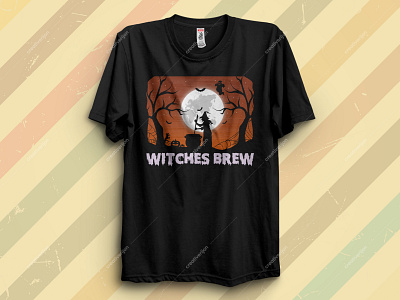 WITCHES BREW T-SHIRT DESIGN art clothing design fashion funny t shirt halloween hoodies shirts teeshirts typography