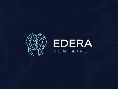 Edera Dentaire — Brand Identity art direction brand design brand identity branding dental dentist diamond graphic design logo medical print design smile stationery tooth web design