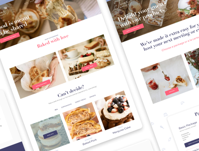 Tina's Bakery by Quira.co on Dribbble