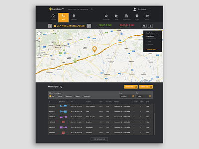 GPS Tracking dashboard