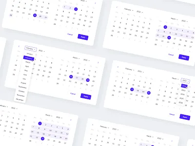 Date Picker branding daily ui date picker design picker time ui vector