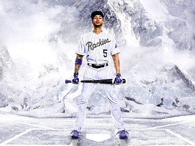Colorado Rockies Snowmass White Home Uniform baseball colorado jersey mlb nike rockies uniforms