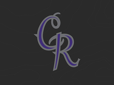 Download Colorado Rockies Purple Logo Wallpaper