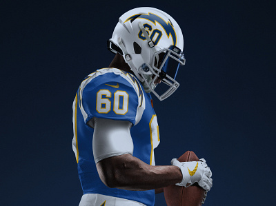Los Angeles Chargers 1960 Throwback chargers design football jersey los angeles los angeles chargers nfl nfl100 nike san diego sports uniform