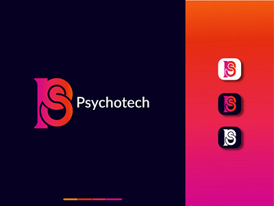 Psychotech/PS letter logo
