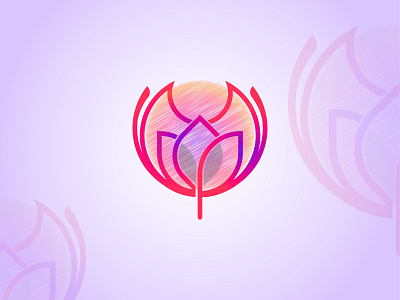 Floral Monogram Logo 04