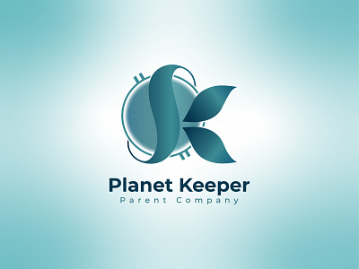 Planet Keeper Logo bitcoin branding design creative crypto currency economy exchange finance geomatric illustration investment logo logo design logo mark money network pay stock technology trade