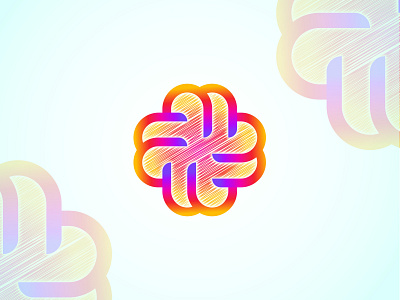 Floral Monogram Logo 05