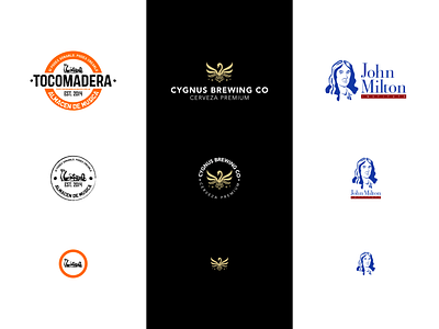 Responsive Logo Design argentina beer corporate design institute logo responsive social media wood