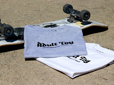 Adult Toy Skateboard Team Shirts branding graphic design print design silkscreen skateboarding t shirt typography