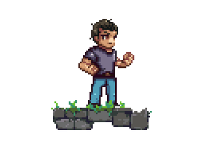 Flores design illustration pixelart