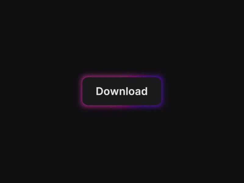 Glowing button animation component design system product design ui