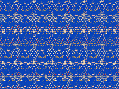 Hathor Goddess pattern ancient egypt blue communication design graphic design illustration pattern pattern design