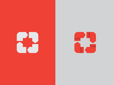 Continuous Arrows | Recycle Mark design icon logo mark vector