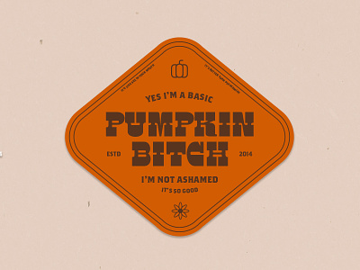 Pumpkin Patch branding design fall halloween icon logo patch pumpkin retro sticker typography