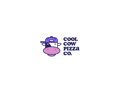 Fun Cow Logo animals based branding cow dairy free design eco friendly green logo logo design organic plant vegan
