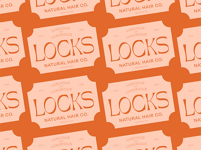 Locks Natural Hair Co. Logo Badge Lockup badge branding earthy eco friendly funky green hair lock logo logo design natural organic retro sustainable vintage