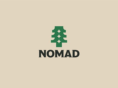 Nomad Logo Design branding environment logo nomad outdoors travel tree