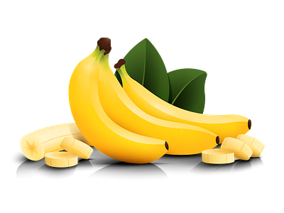 Jali Fruit Co. Banana Illustration
