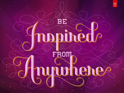AdobeMAX 'Be Inspired'