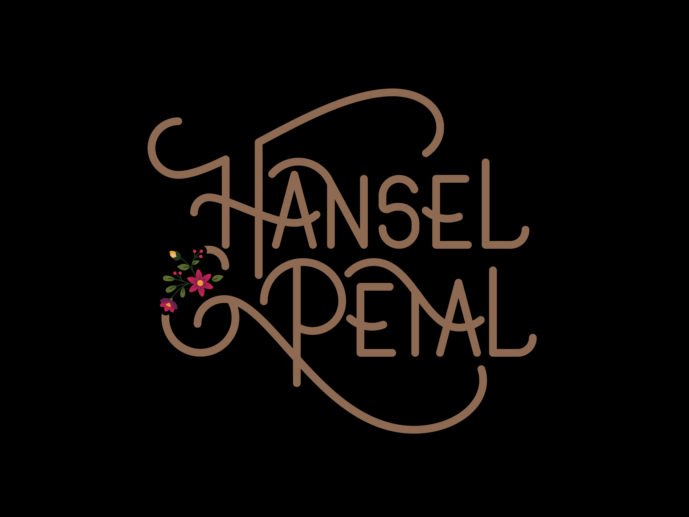 Hansel & Petal Logo by Danielle Fritz on Dribbble