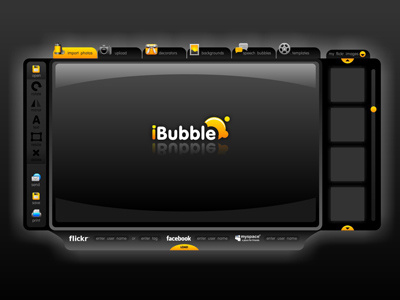 iBubble UI application illustrator ui vector