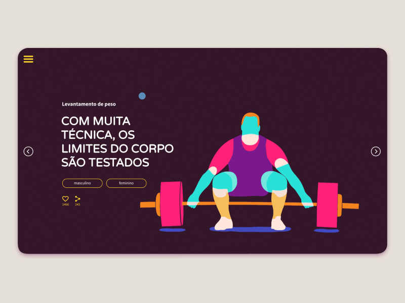 ZH OURO Olympic games Rio 2016 II animation cel animation flat animation interaction design olympics rio16 ui ux zh