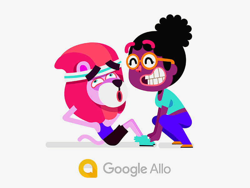 Crunches! after effects allo c4d chat design google illustration motion sticker pack stickers ui ux