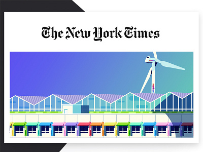 Editorial 02 for The New York Times color palette creative design editorial flat gradient illustration interface nyt the new york times ui ux