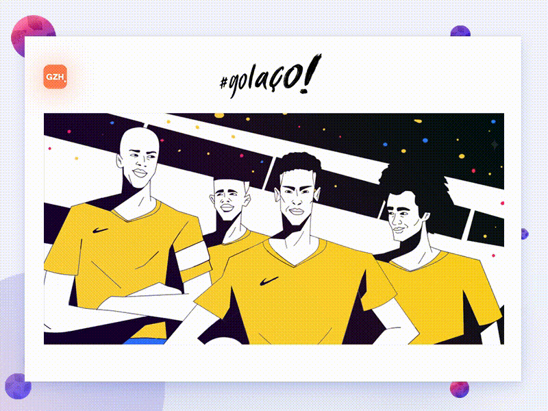 Russia Cup 2018 animations coming! animation app cel animation design illustration motion nike page soccer ui ux web