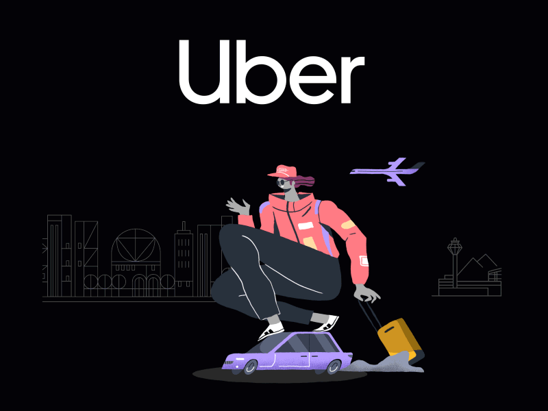 Uber – Users Review 2018 celanimation character creative design illustration interface motion uber ui ux web