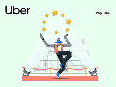 Uber – Users Review 2018 | 03 app branding character design illustration interface minimalism uber ui ux web