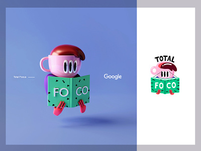 Total Focus | Google Partners app branding character design google illustration interface mobile app print sticker ui ux web webdesign