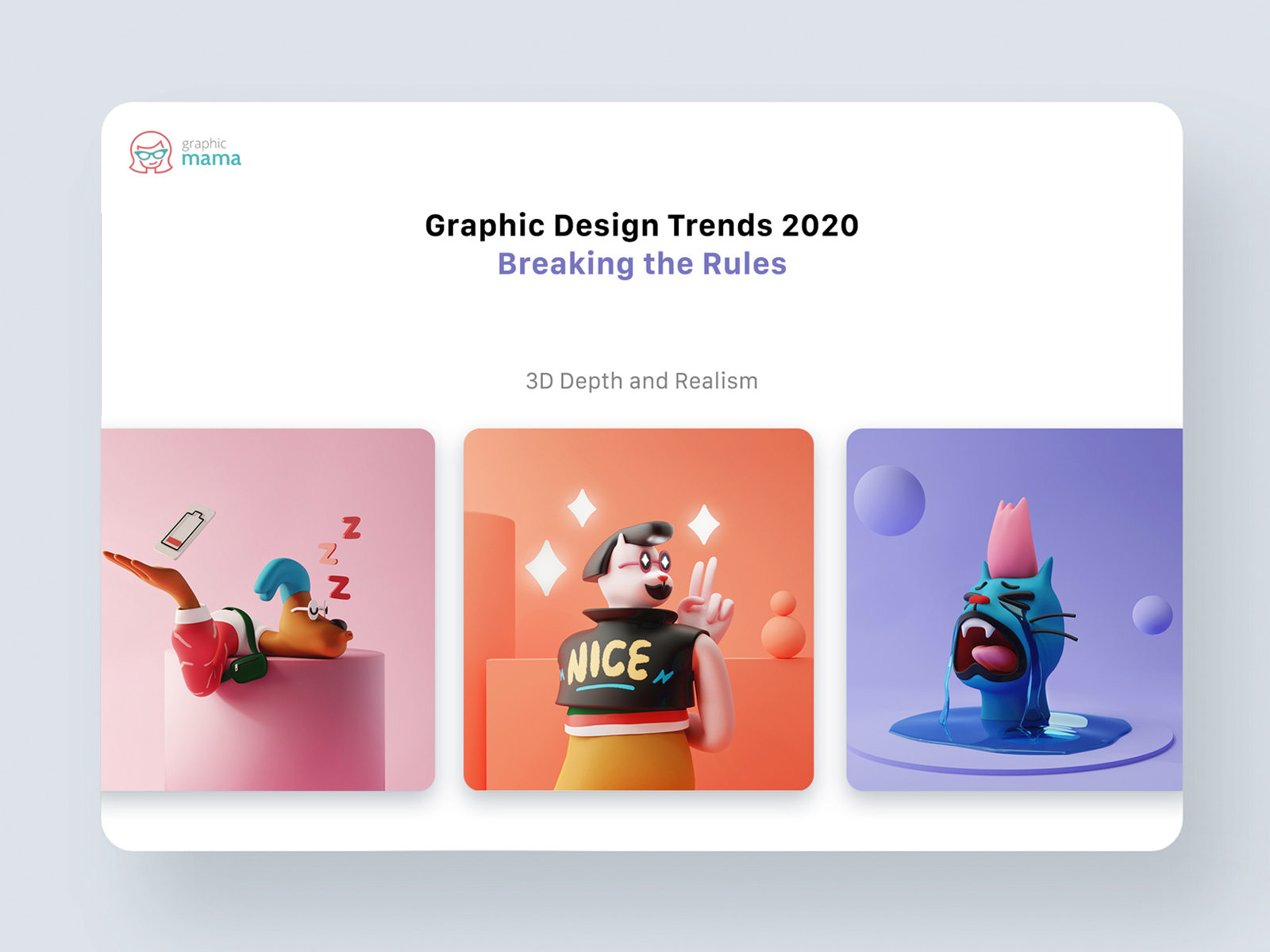 3d Design Trend 2020 by Leo Natsume on Dribbble