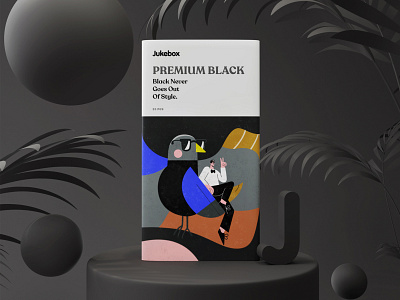 Black Premium | Package Design blender 3d branding character creative design illustration inspiration minimalism octane package package design packaging ui ux vector