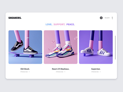 3D — Design Shoes for Commercial Characters app blender blender3d c4d character design illustration interface minimalism ui ux web