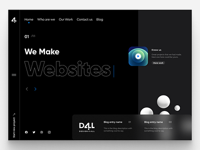 Website proposal for agency
