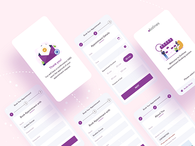Get appointment | No Hassle any more android app appointment design system information architecture mobile design product redesign ssd tech technology ui uiux user experience userinterface ux