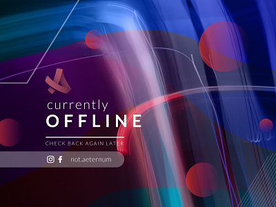 Go Offline on Twitch banner banner design channel colorful design gamer logo offline personal branding stream streaming texture twitch visual art