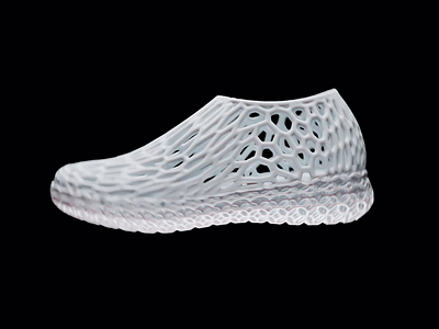 Coda One 3d 3dprinted animation blender bone codaone design disruptive loop productdesign shoe design sustainability sustainable