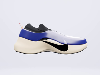 Meza Luna 🌖 3d 3d art animation blender branding clothing design fashion nike nike shoes product design realistic runner shoe design sneaker vector