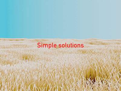 Simple solutions 🌾✨ 3d animated gif animation blender bloom branding design earth flower geometric graphic grass icon plant pure simple typography ui uxdesign world