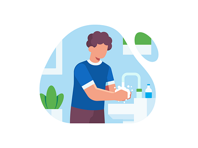 Washing Hands Illustration