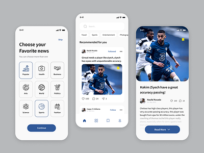 HotNews Mobile Application Exploration cleandesign design entertaniment exploration hotnewsapp illustration logo madewithfigma mobileapplication news sport ui uidesign uidesigner uiux uxdesign uxdesigner world