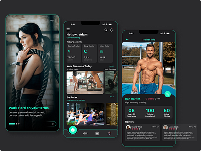 Gym membership app app design gym gym app gym ui design mobile app mobile app design ui ui design ux