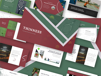 Thinness - Tennis Sport Presentation Template